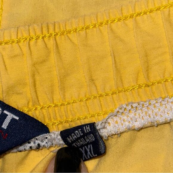 Polo Ralph Lauren Sport Vintage Men’s XXL Yellow Swim Trunks Bathing Suit Shorts - Picture 4 of 6